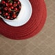 Santa Rosa Woven Jute-look Indoor/ Outdoor Solid Pouf - 18"X18"X12"