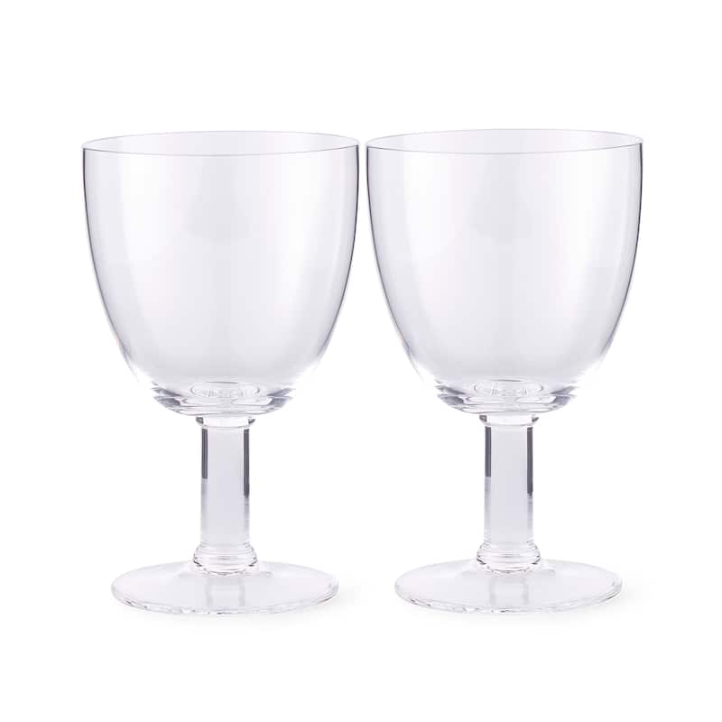 Kit Kemp for Spode Set of 2 Flow Goblets - 17.6 Oz - 17.6 Oz - Clear
