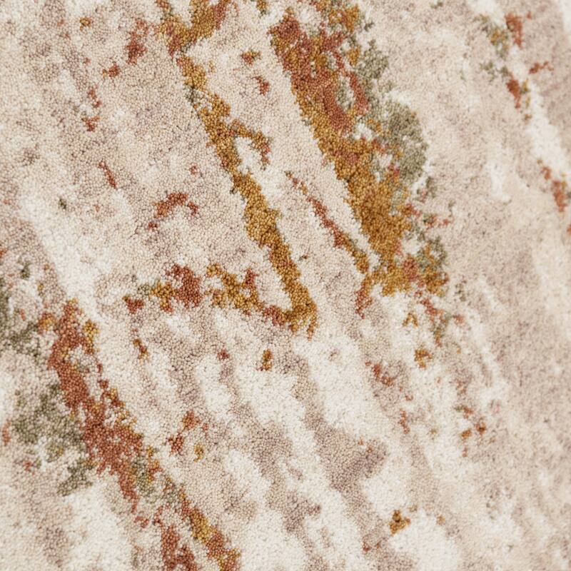 Alora Decor Sage Contemporary/Modern Rust Wool Area Rug