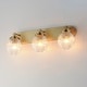preview thumbnail 2 of 9, Maxim 15193CR Kasbah 3 Light 26" Wide Bath Vanity Light