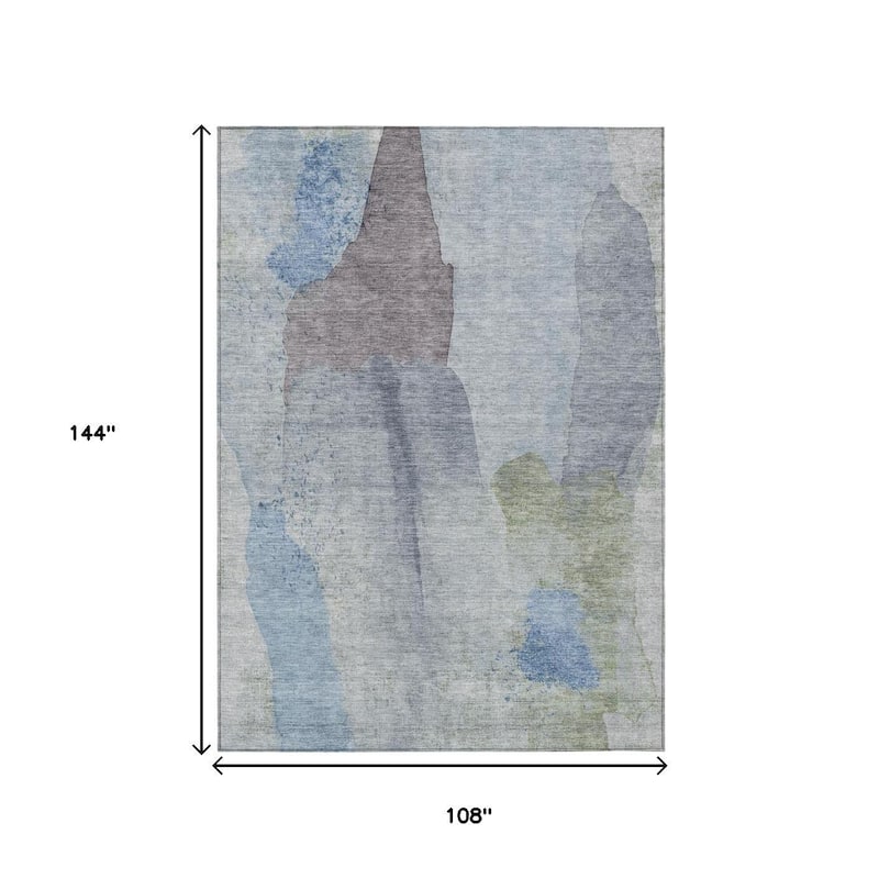 HomeRoots Abstract Transitional Rectangle Outdoor Rug