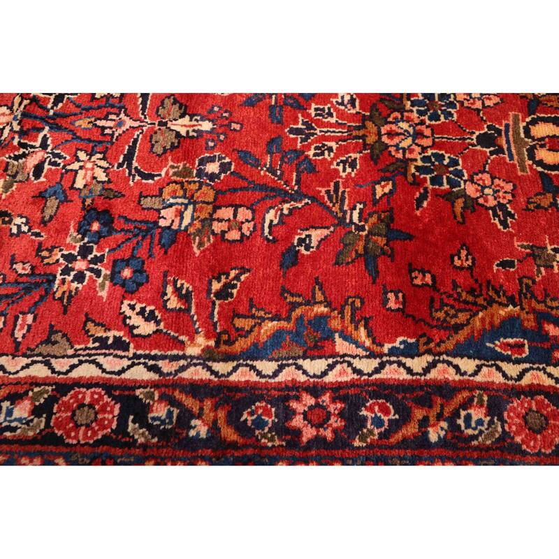 ECARPETGALLERY Hand-knotted Anadol Red Wool Rug - 2'9 x 10'11