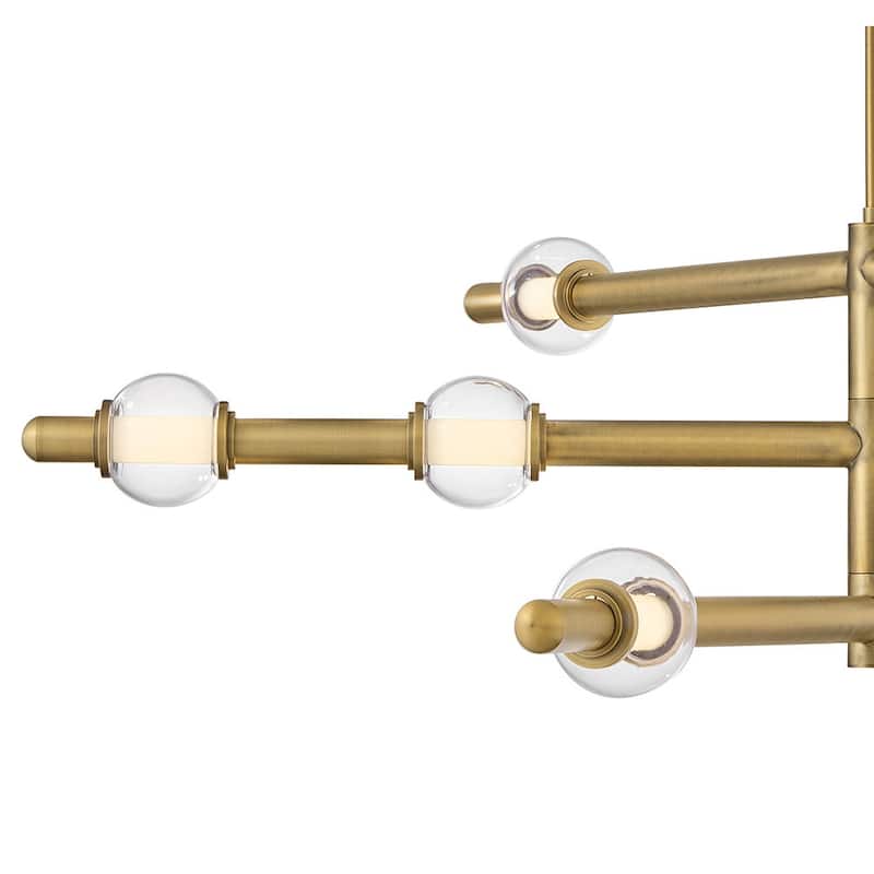Hinkley Lighting 48336 Saxon 50" Wide LED Abstract Chandelier