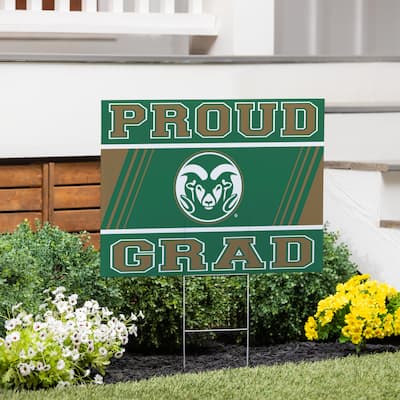 Colorado State University 24" x 18" Graduation Coroplast Outdoor Yard Sign