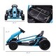 preview thumbnail 13 of 14, 24V Kids Go Kart, Fast 8.1 MPH Drift Car with Music & Safety Belt for Ages 8-12