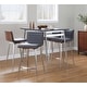 preview thumbnail 19 of 32, Porch & Den Naldi-Mason Swivel 5-Piece Counter Height Dining Set