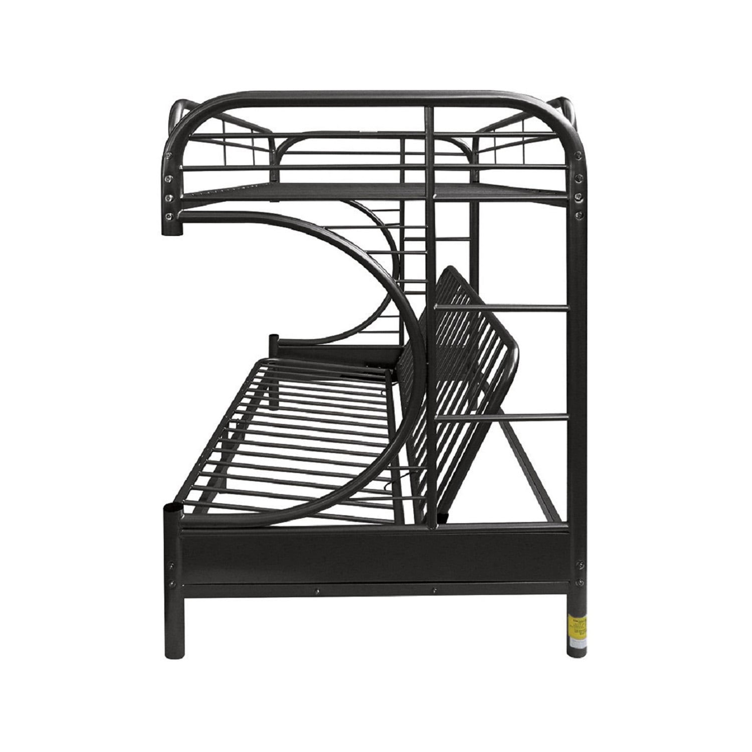 Twin over queen futon bunk on sale bed