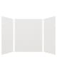 preview thumbnail 13 of 15, Transolid EWK606072 Expressions 60" W x 60" D x 72" H Three Panel Grey