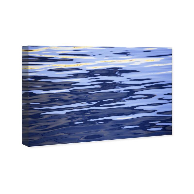 Wynwood Studio Nautical and Coastal David Fleetham - Sunset Reflections Blue and Nautical & Coastal Wall Art Canvas Print