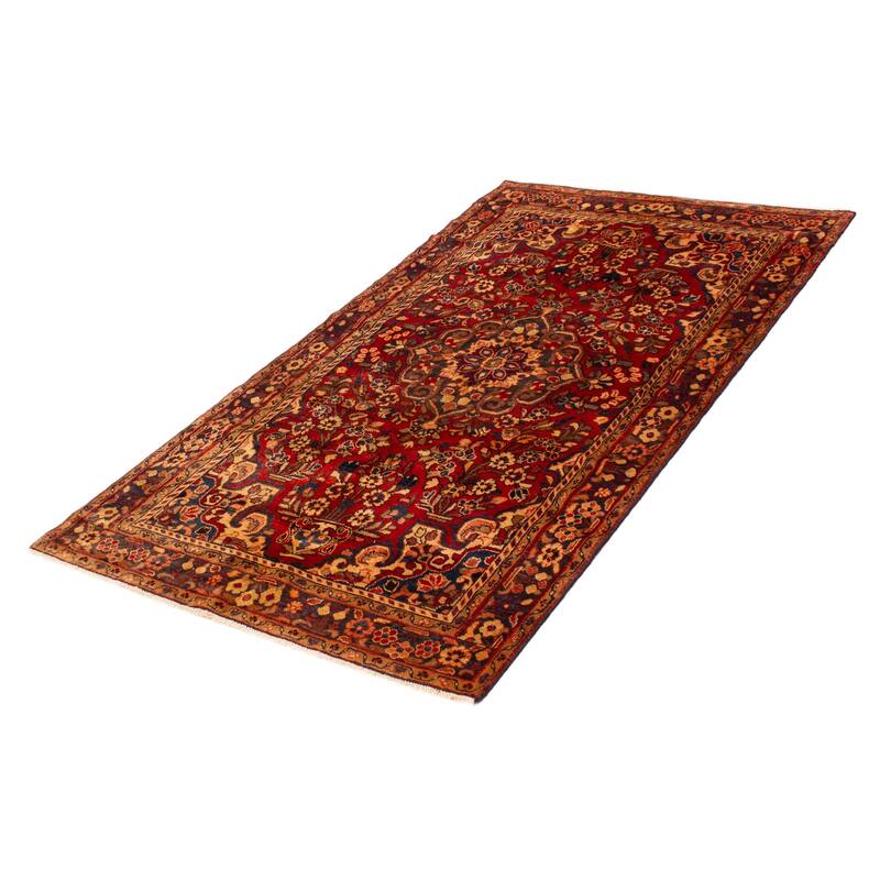 ECARPETGALLERY Hand-knotted Anadol Red Wool Rug - 5'0 x 9'3