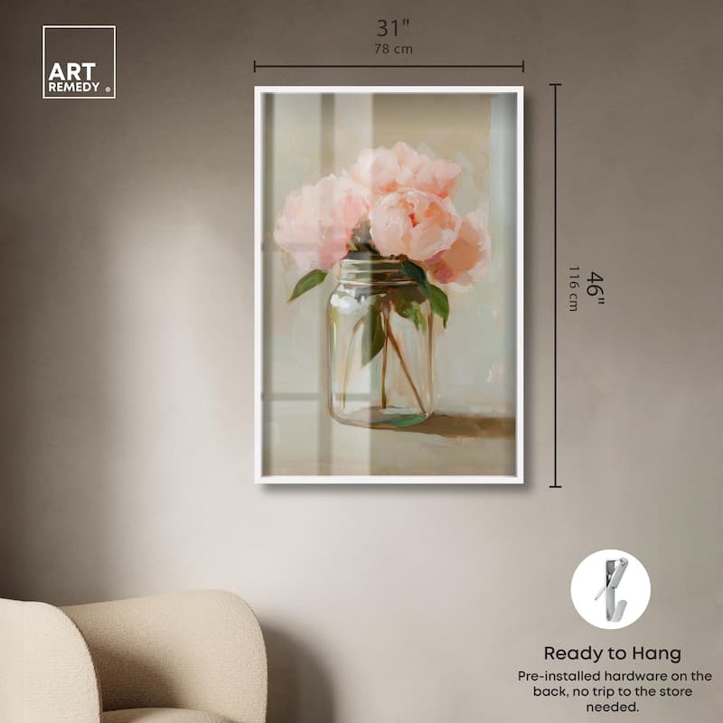 Jar of Petals Shadowbox by Art Remedy