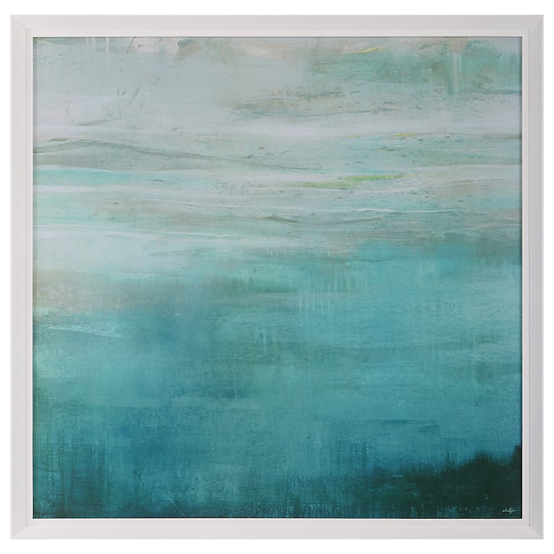 Uttermost Cancun Teal Framed Print - 51.375"x51.375"x2"