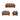 Mojave Genuine Leather Comfort 3 Piece Living Room Set
