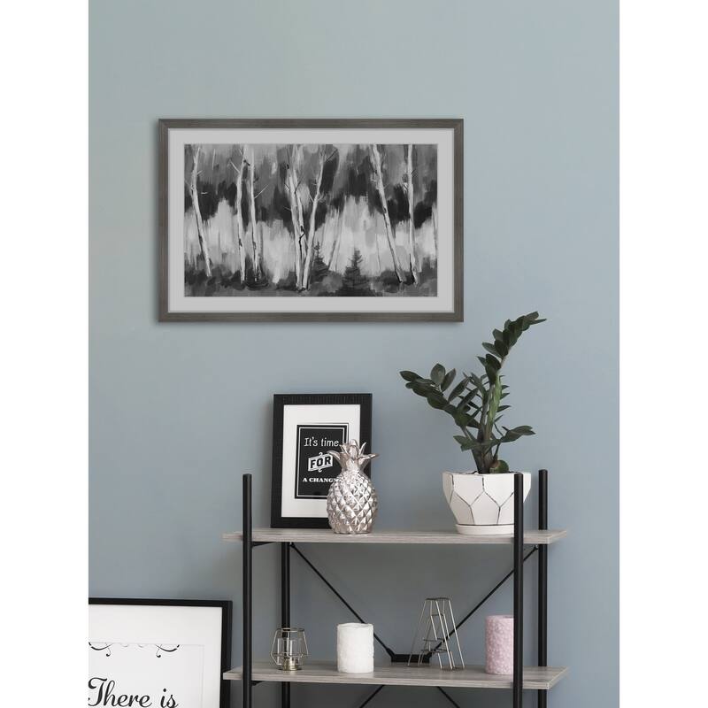 Shady Woods Framed Print