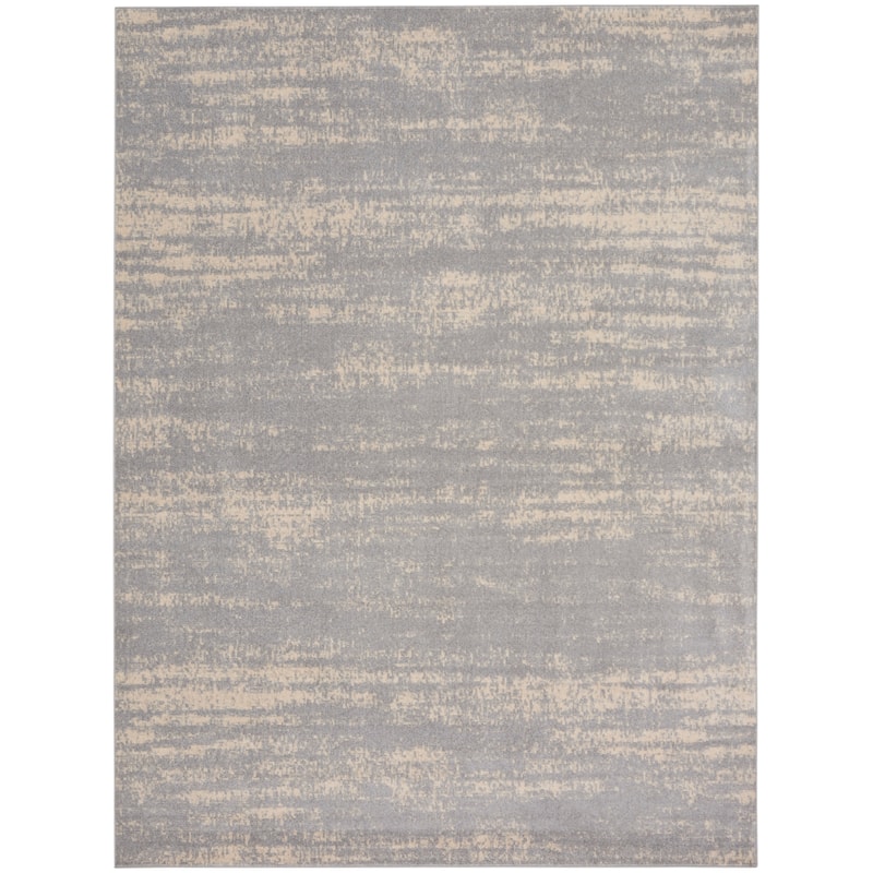 Nourison Essentials Solid Indoor/Outdoor Area Rug - 8' x 10' - Beige/Grey
