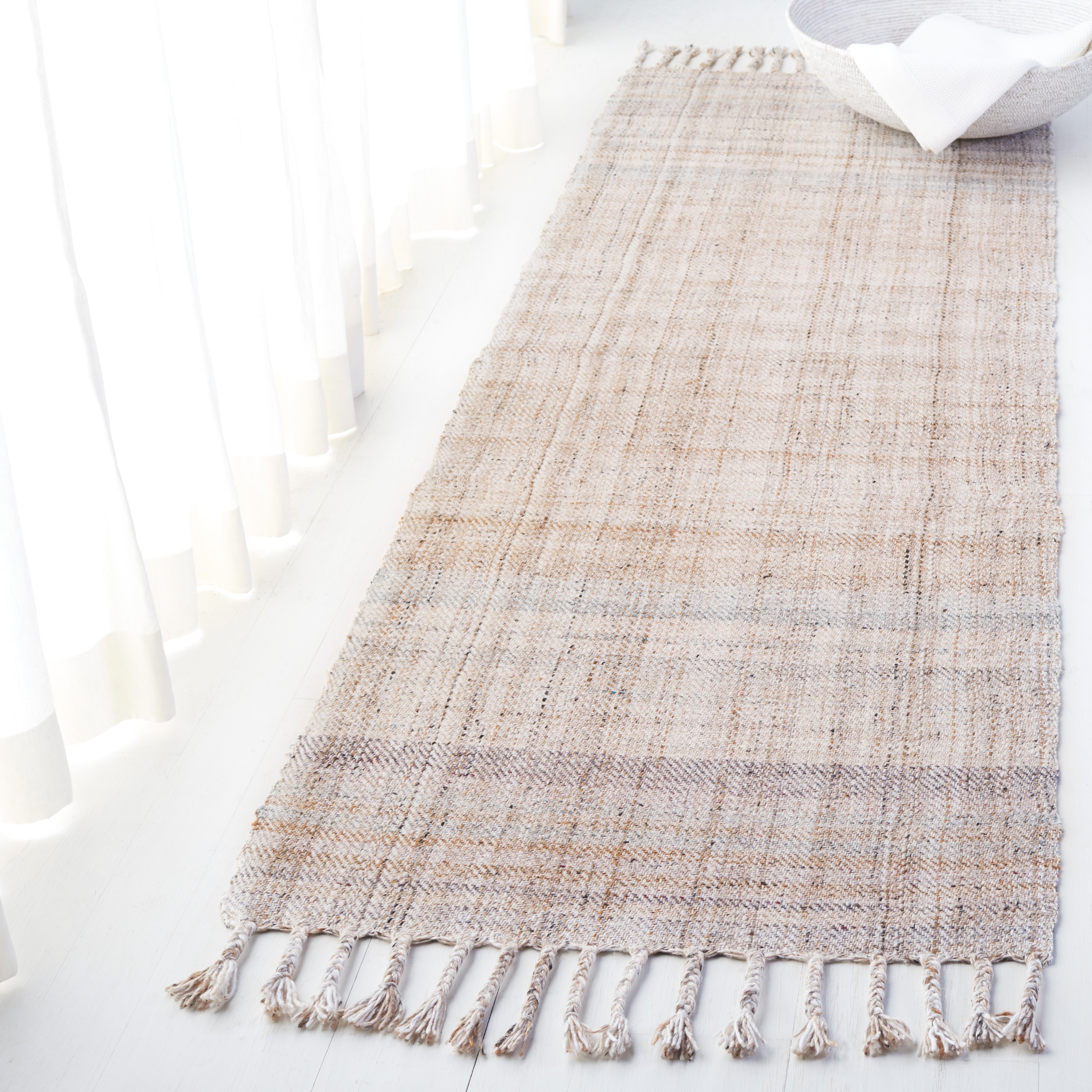 Lauren Ralph Lauren Handmade Jahi Plaid Wool Rug - Bed Bath