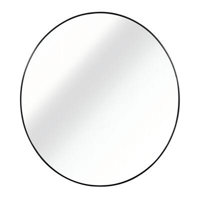 30 in. W x 30 in. H Metal Round Wall Mirror