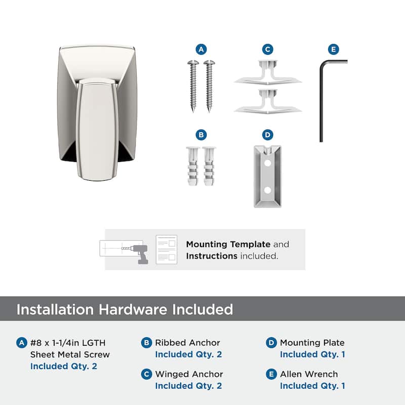 Amerock Highland Ridge Single Robe Hook