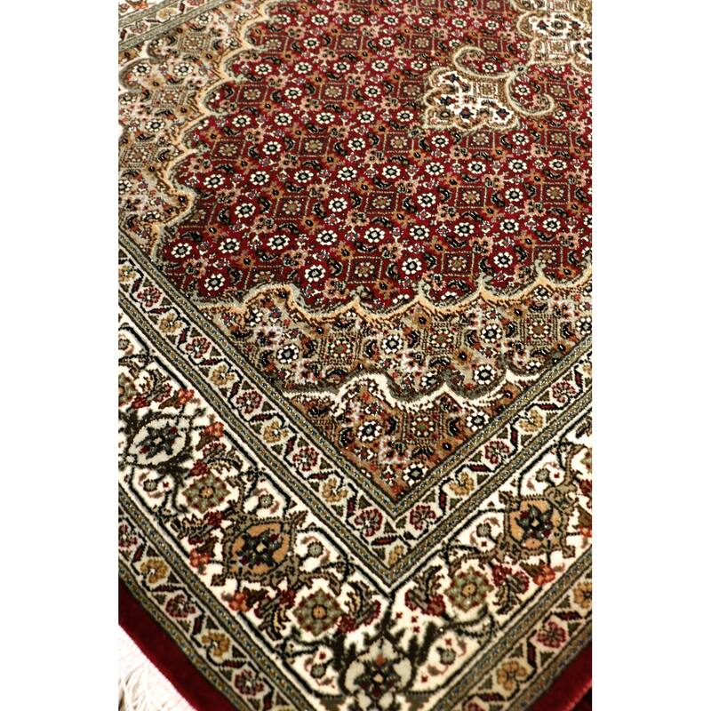 Pasargad Home Baku Hand-Knotted Silk & Wool Area Rug