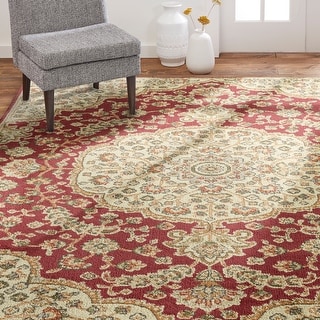 Home Dynamix Royalty Medallion Traditional Area Rug - Bed Bath & Beyond ...