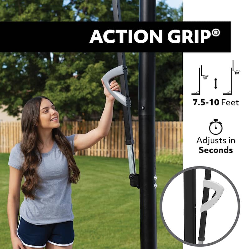 Lifetime Adjustable Portable Basketball Hoop (52-Inch)