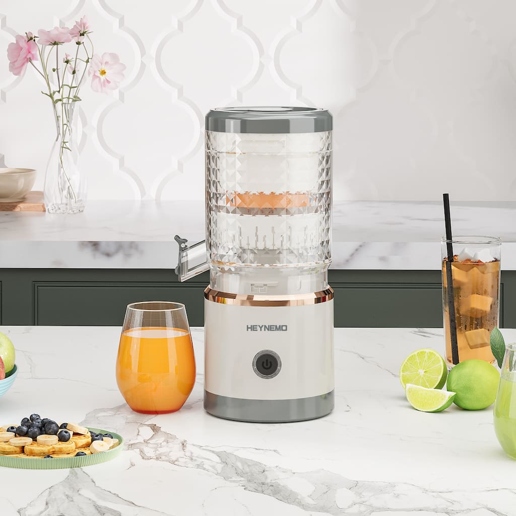 Electric Citrus Juicer for Fresh Orange, Lemon, Lime, Kiwi - N/A