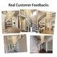 preview thumbnail 19 of 35, KAYLA 28-Lights Crystal Staircase Chandelier, Indoor Pendant Light, 118'' Modern High Ceiling Light, Height Adjustable