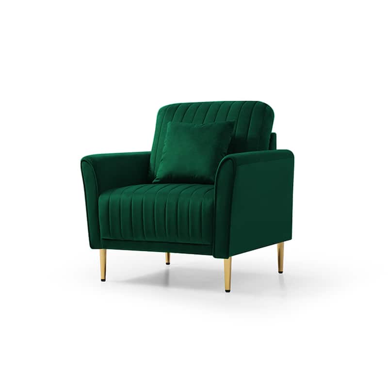 Velvet Accent Chair Living Room Chair