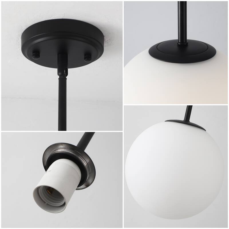 1-Light Globe Pendant Lighting Fixture for Kitchen Island