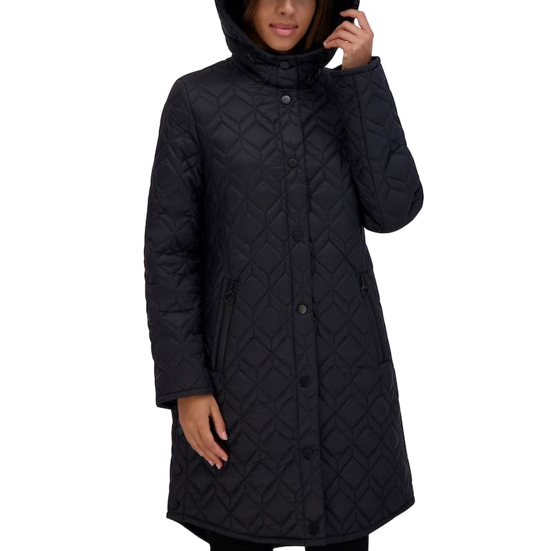 Andrew Marc Rialto Diamond Quilted Parka Coat
