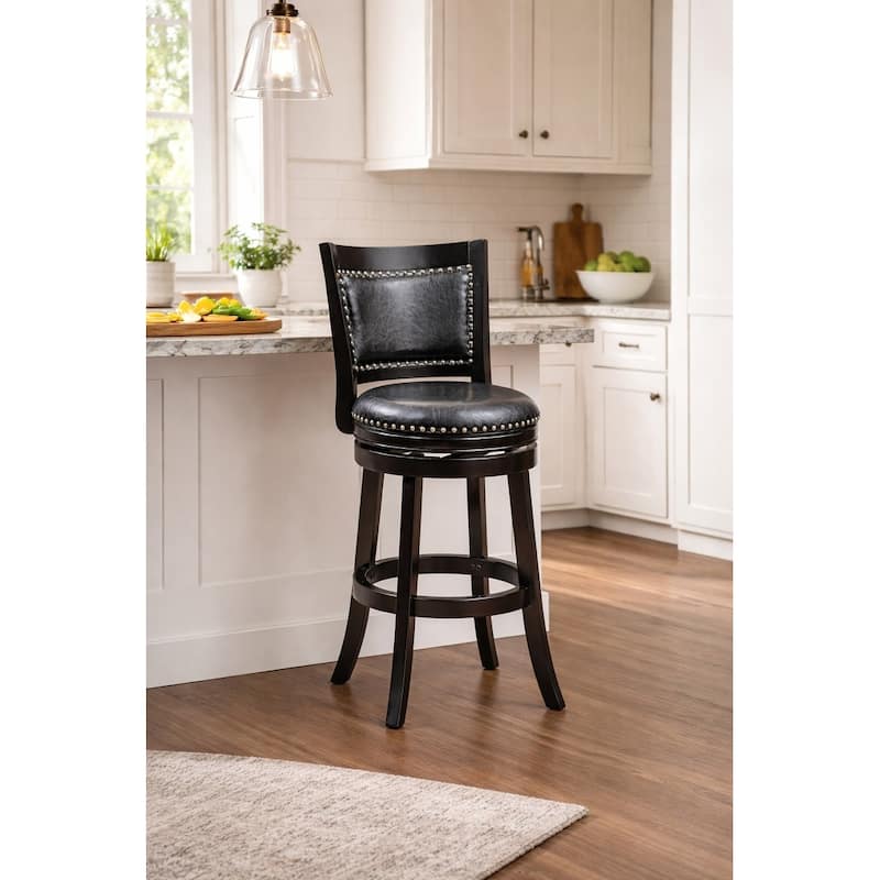 Bristol Swivel Counter Stool - Black