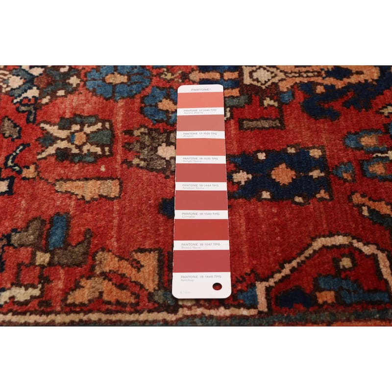 ECARPETGALLERY Hand-knotted Andelz Red Wool Rug - 5'8 x 10'8