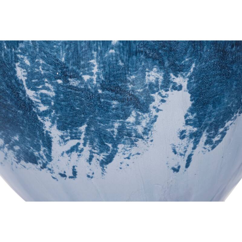 Elk Home Bahama Blue Glass Transitional 8 Inch Wide Vase