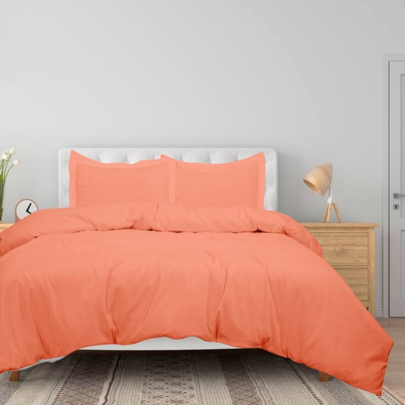 Royale Linens Black Duvet Cover Full Size - Soft Duvet Cover Set - 3 Piece Double Brushed Full Duvet Covers with Zipper Closure