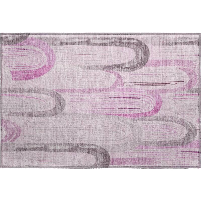 Premium Washable Super Soft Contemporary Imprints Mayfield Rug