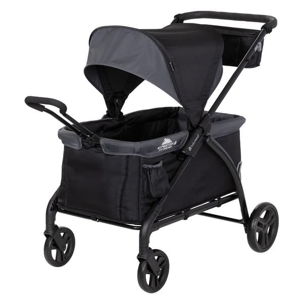 slide 2 of 17, Baby Trend Expedition® LTE 2-in-1 Stroller Wagon, Madrid Black Black