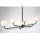 preview thumbnail 5 of 6, Minka Lavery 3796 Whitehall 6 Light 46" Long Linear Chandelier