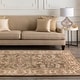 preview thumbnail 1 of 2, Hand-tufted Alps Wool Area Rug - 8' x 10' Oval - 8' x 10' Oval Brown - 8' x 10' Oval