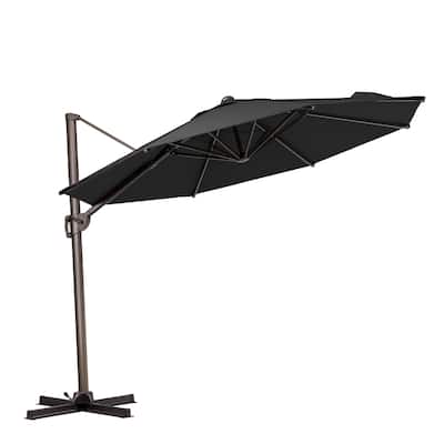 VredHom 12FT Outdoor Patio Offset Umbrella