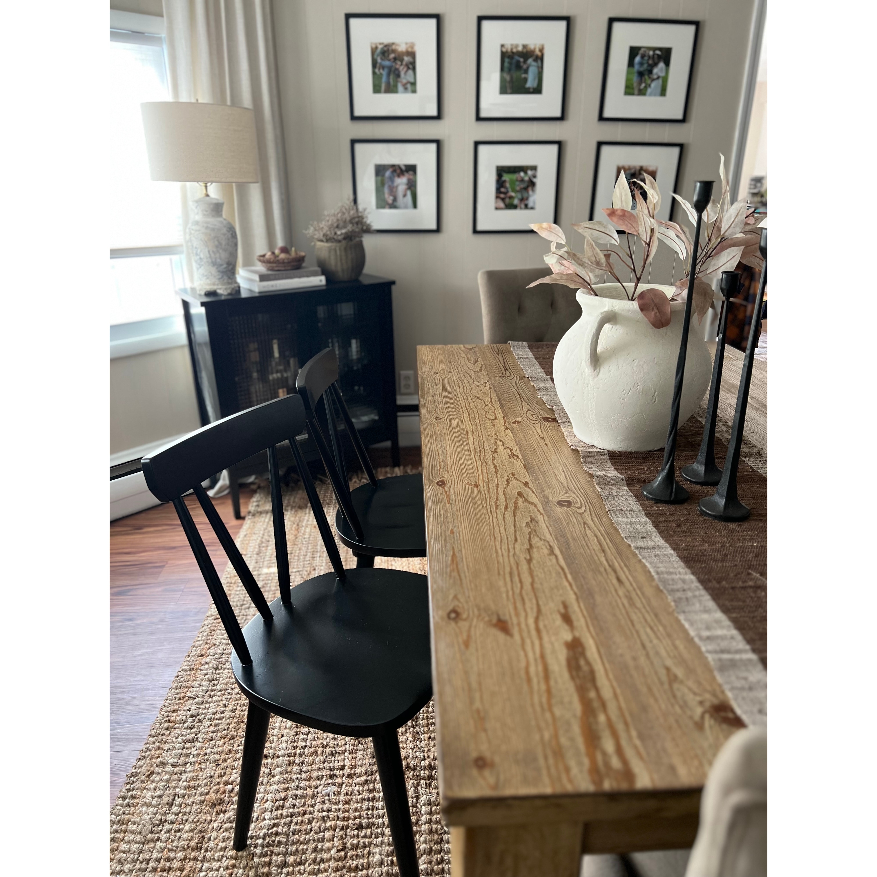 Windsor 17.4" Wide Wooden Dining Chairs