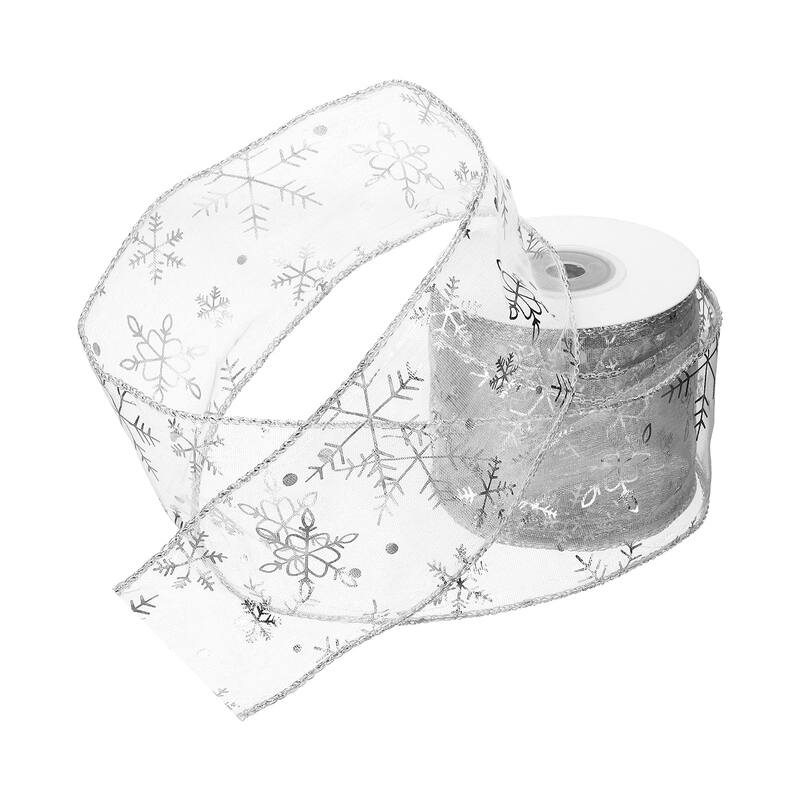 2-1/2" x 10 Yard Sheer Ribbon for Gift Wrapping Birthday Decoration