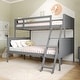 preview thumbnail 33 of 68, Convertible Solid Wood Bunk Bed Frame for Kids with Ladder, No Box Spring Needed