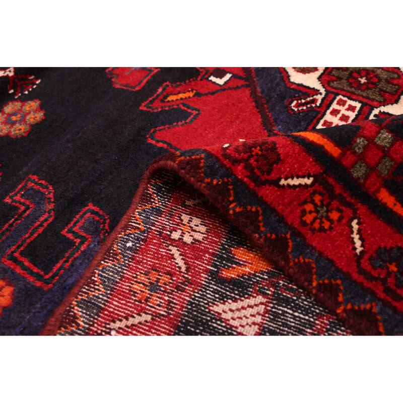 ECARPETGALLERY Hand-knotted Konya Anatolian Dark Navy Wool Rug - 5'4 x 12'6