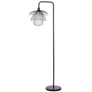 Kenroy Home Orchid Downbridge Floor Lamp, Black