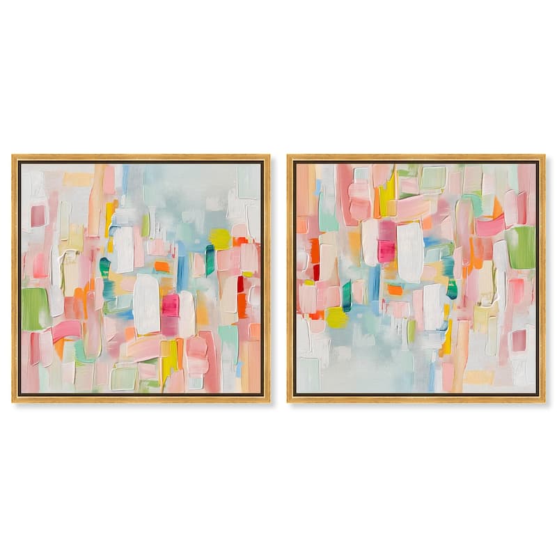 Gossamer Light II Canvas by Art Remedy - 16" x 16" - Gold