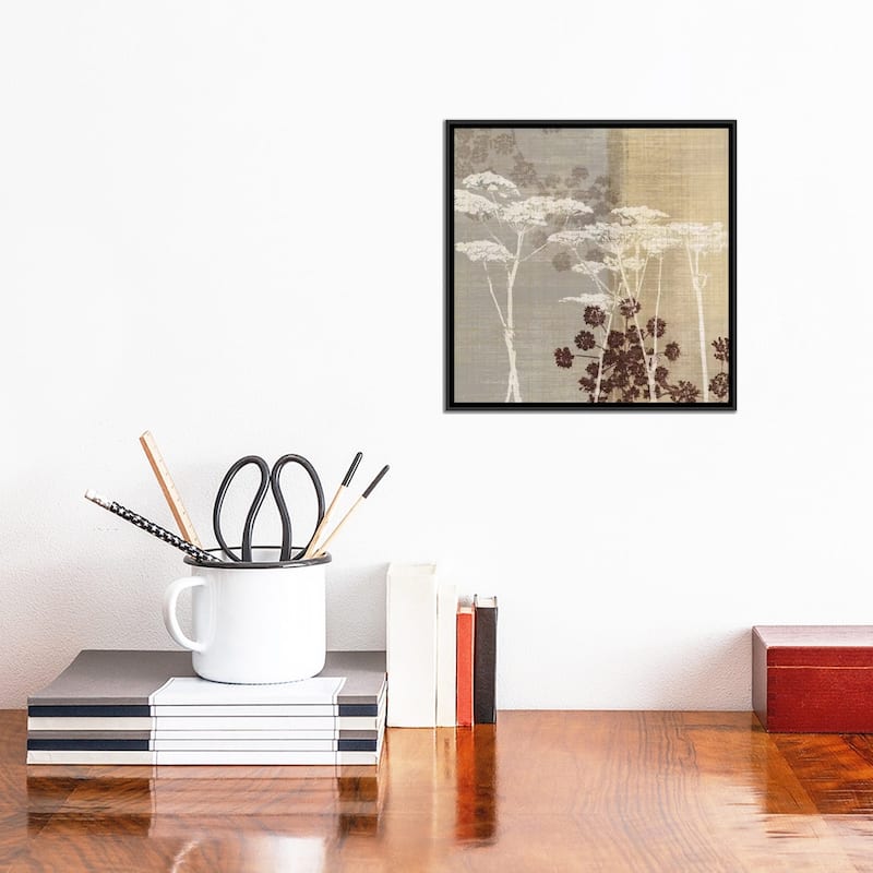 iCanvas "Lace I" by Tandi Venter Framed