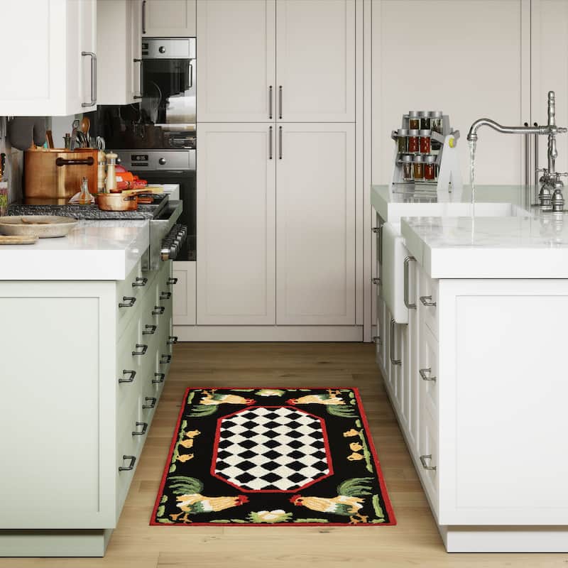 Liora Manne Frontporch Rooster Indoor/Outdoor Rug