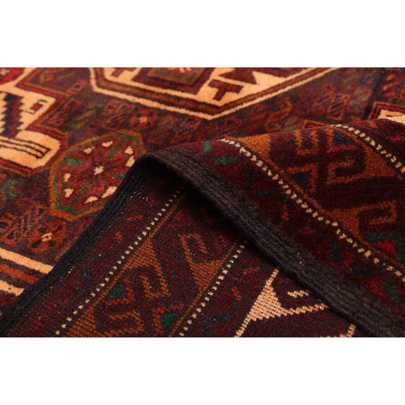 ECARPETGALLERY Hand-knotted Teimani Beige, Brown Wool Rug - 3'9 x 6'0