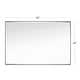 preview thumbnail 57 of 66, Rectangle Metal Framed Beveled Edge Bathroom Vanity Mirror