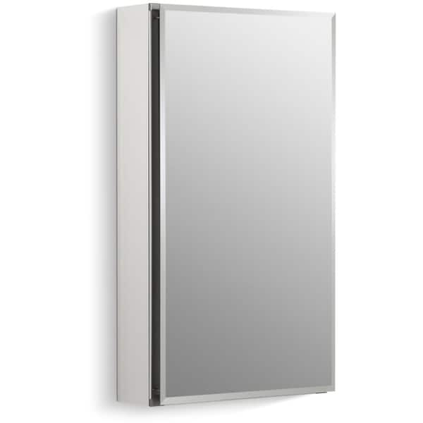 Kohler K-CB-CLC1526FS 15" x 26" Single Door Reversible Hinge Frameless Mirrored Medicine Cabinet - N/A
